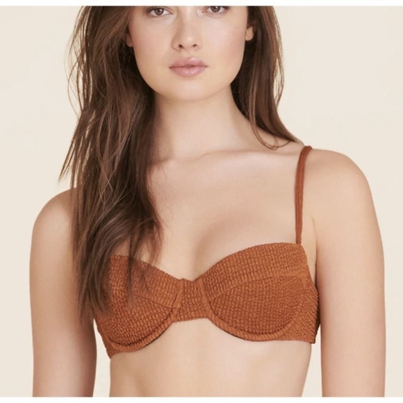 Veronica Beard Other - Veronica beard dyer seersucker textured underwire bikini top 28494